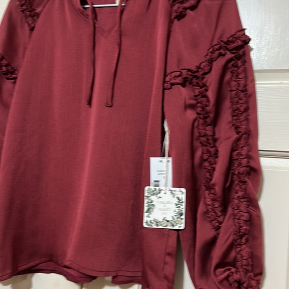 Chelsea and Violet girls Garnet blouse new with tags holiday - Picture 2 of 4